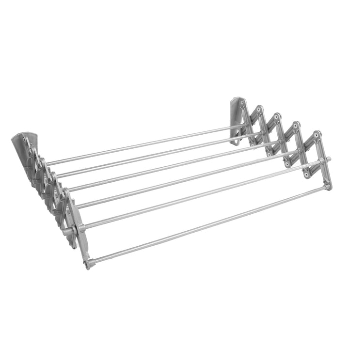 Fürdőszobai szárító 70 cm ezüst falra szerelhető acélból