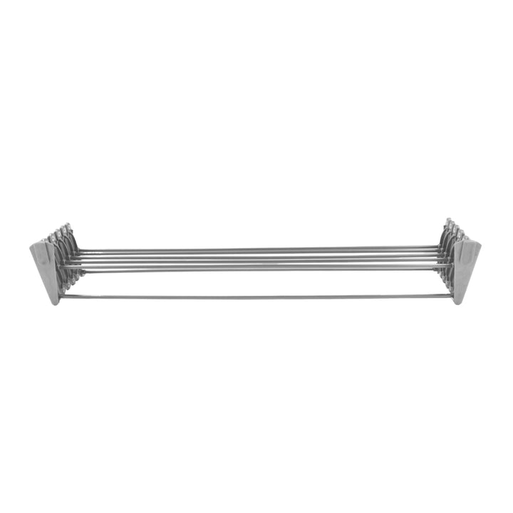 ABJ 80 cm-es ezüst színű, falra csukható fürdőszobaszárító
