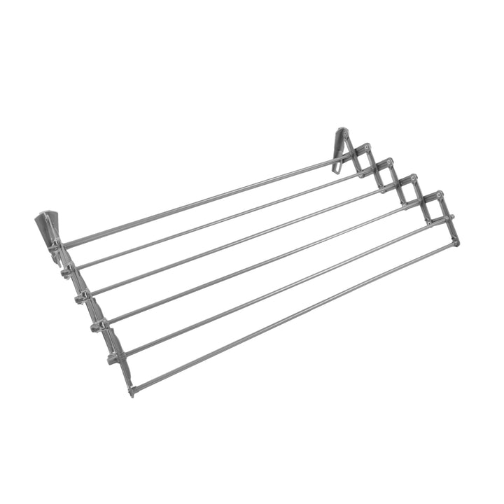 ABJ 80 cm-es ezüst színű, falra csukható fürdőszobaszárító