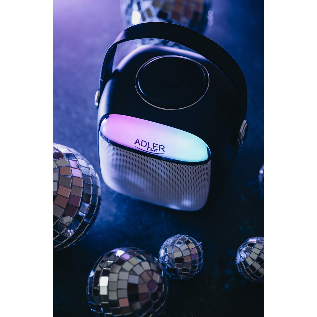 Vezeték nélküli hangszóró Adler, mikrofonnal, karaoke, Bluetooth, AD 1199 B