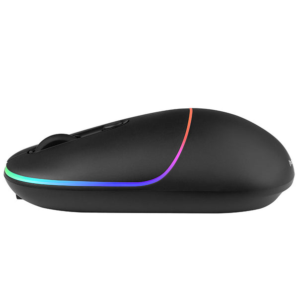Vezeték nélküli egér Tracer, 650 mAh újratölthető akkumulátor, RGB háttérvilágítás, Ratero