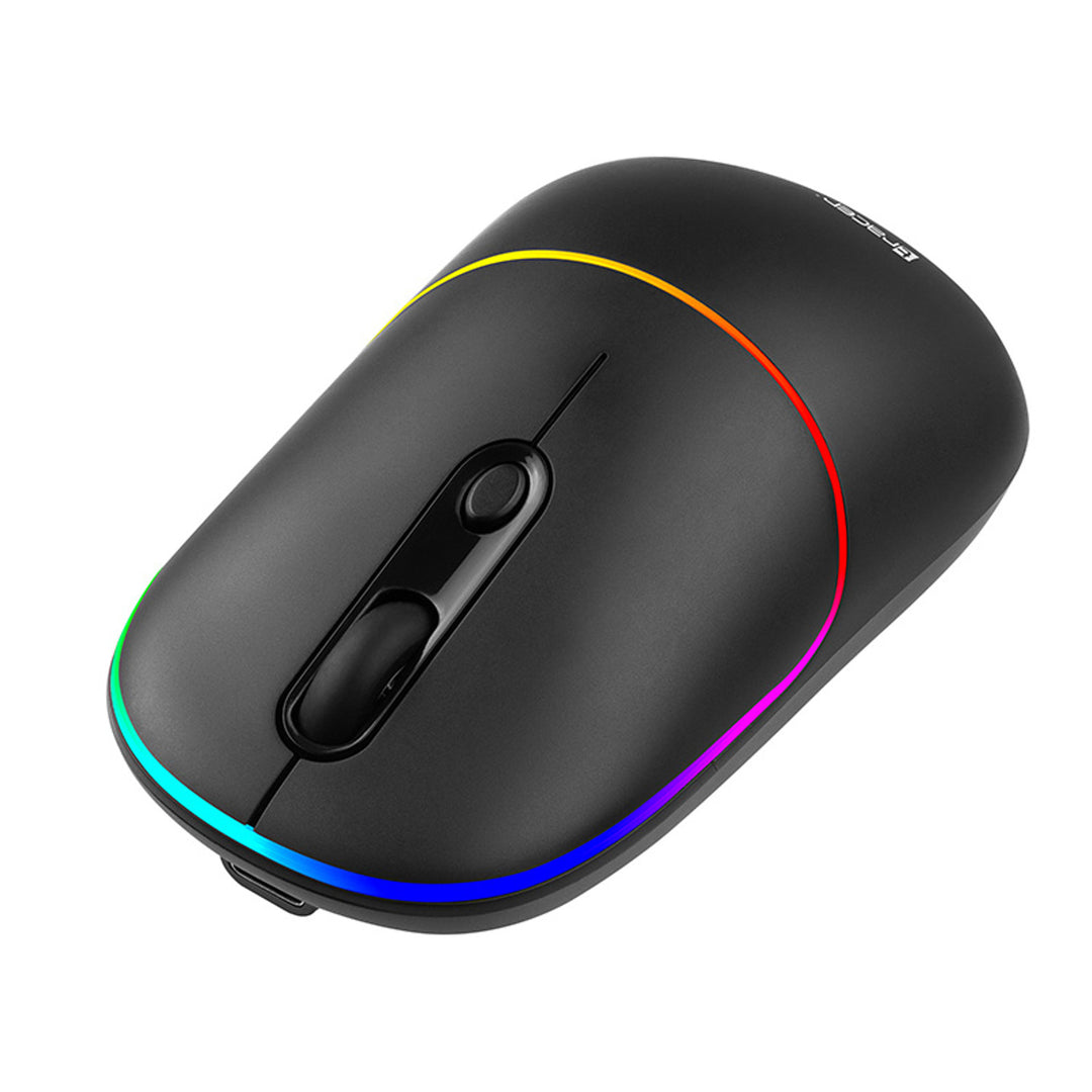 Vezeték nélküli egér Tracer, 650 mAh újratölthető akkumulátor, RGB háttérvilágítás, Ratero