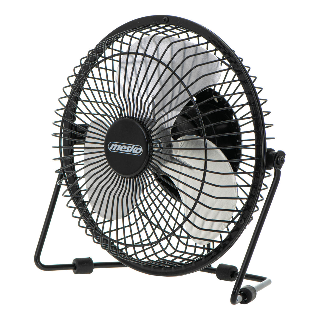 Mesko asztali ventilátor, 15 cm átmérőjű, USB-ről táplált, függőleges oszcillációval, MS 7322