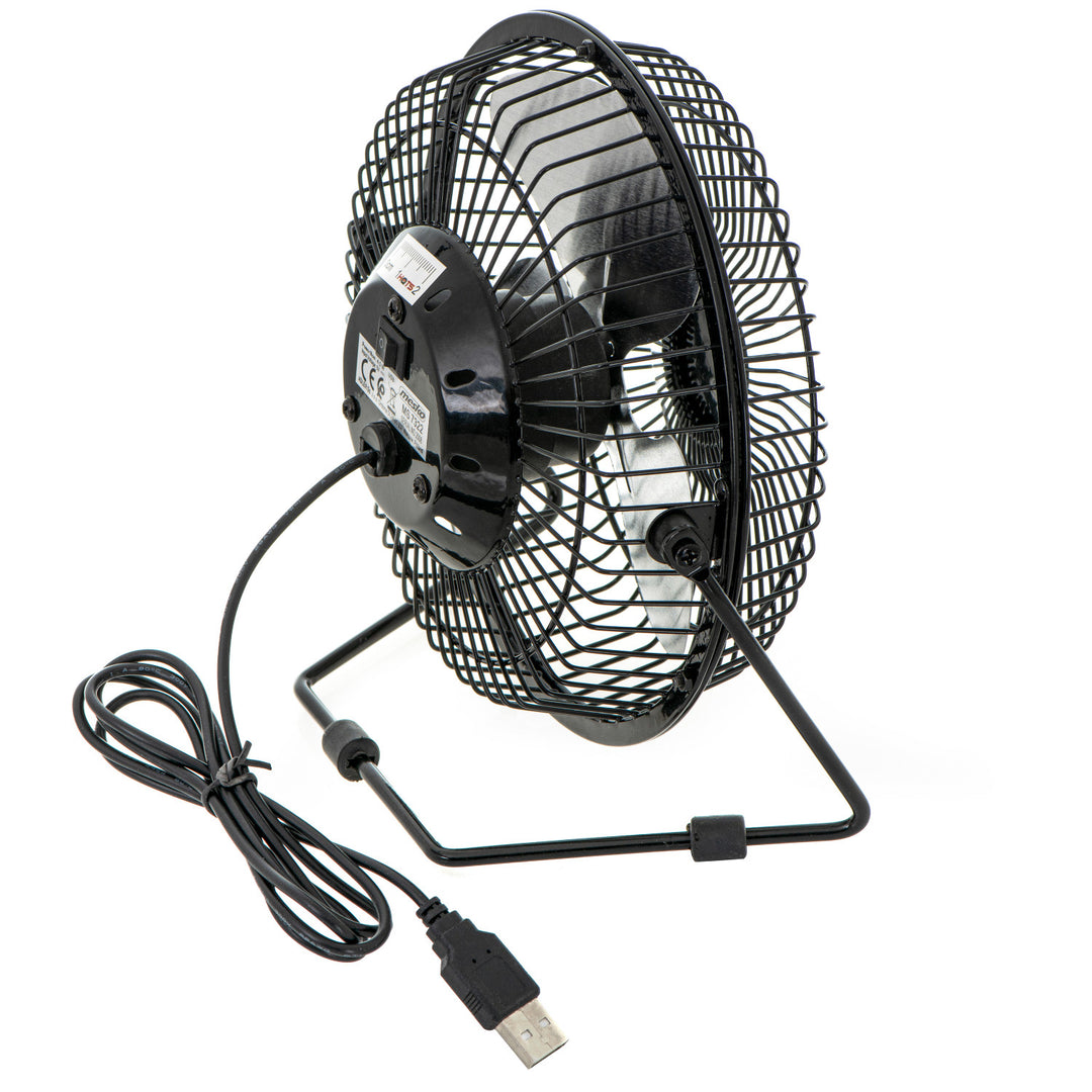 Mesko asztali ventilátor, 15 cm átmérőjű, USB-ről táplált, függőleges oszcillációval, MS 7322