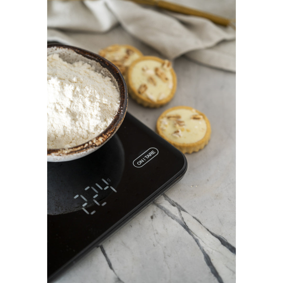 Konyhai mérleg, Adler, fekete, 10 kg, USB-ről tölthető, AD 3177