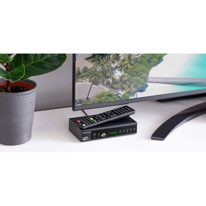 DVB-T2 H.265 HEVC KrugerMatz KM0550D tuner-dekóder EPG PVR Timeshift