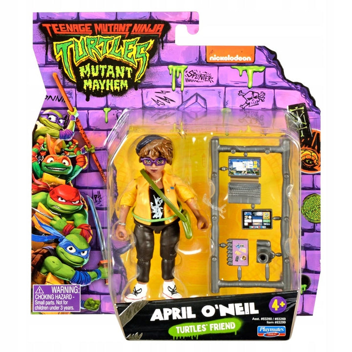 April O'Neil 10 cm-es figura tartozékokkal Ninja Turtles Warriors Ninja Turtles Warriors