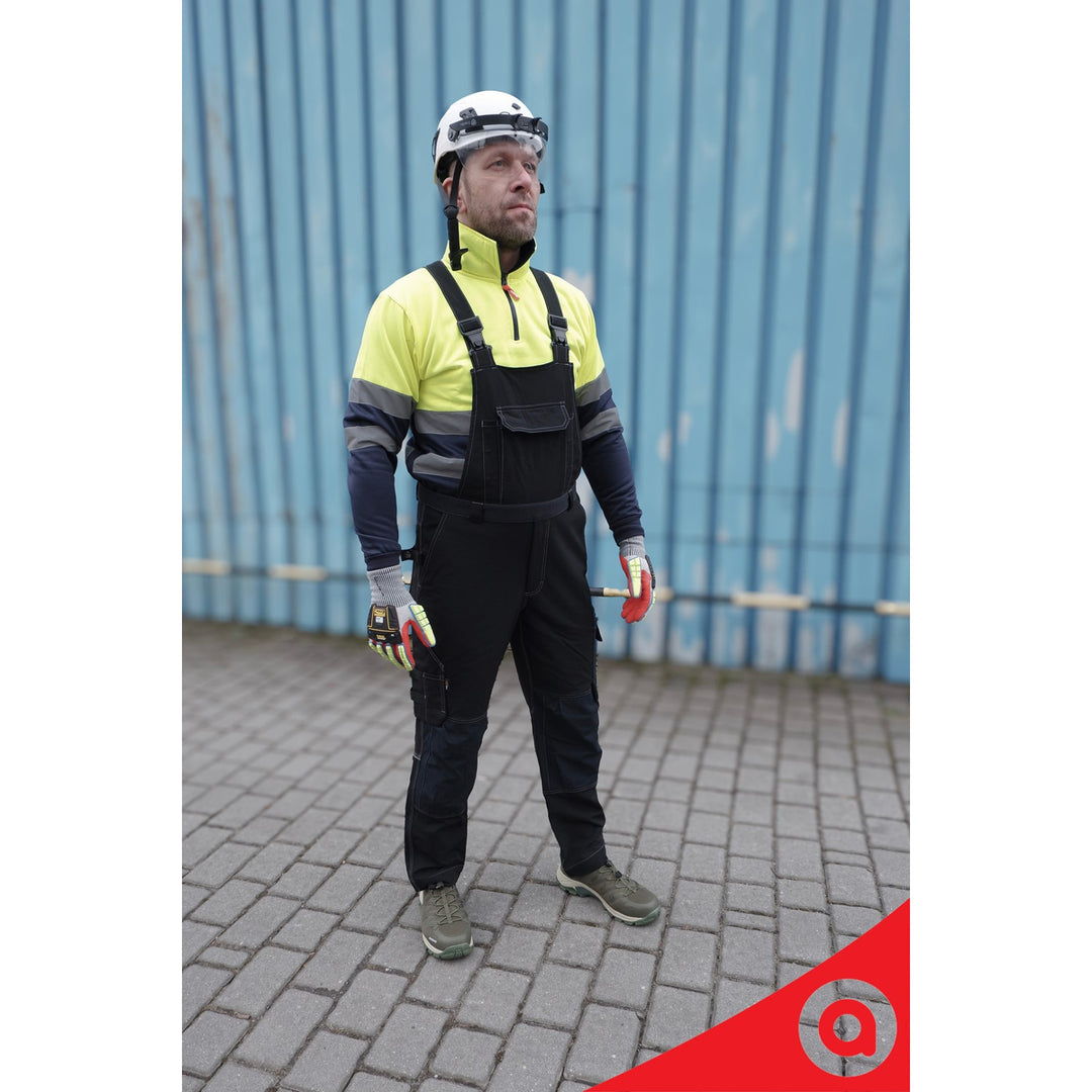 Avacore munkaruha, sztreccs, cordura, fekete és tengerészkék, 50-es méret, Avaflex