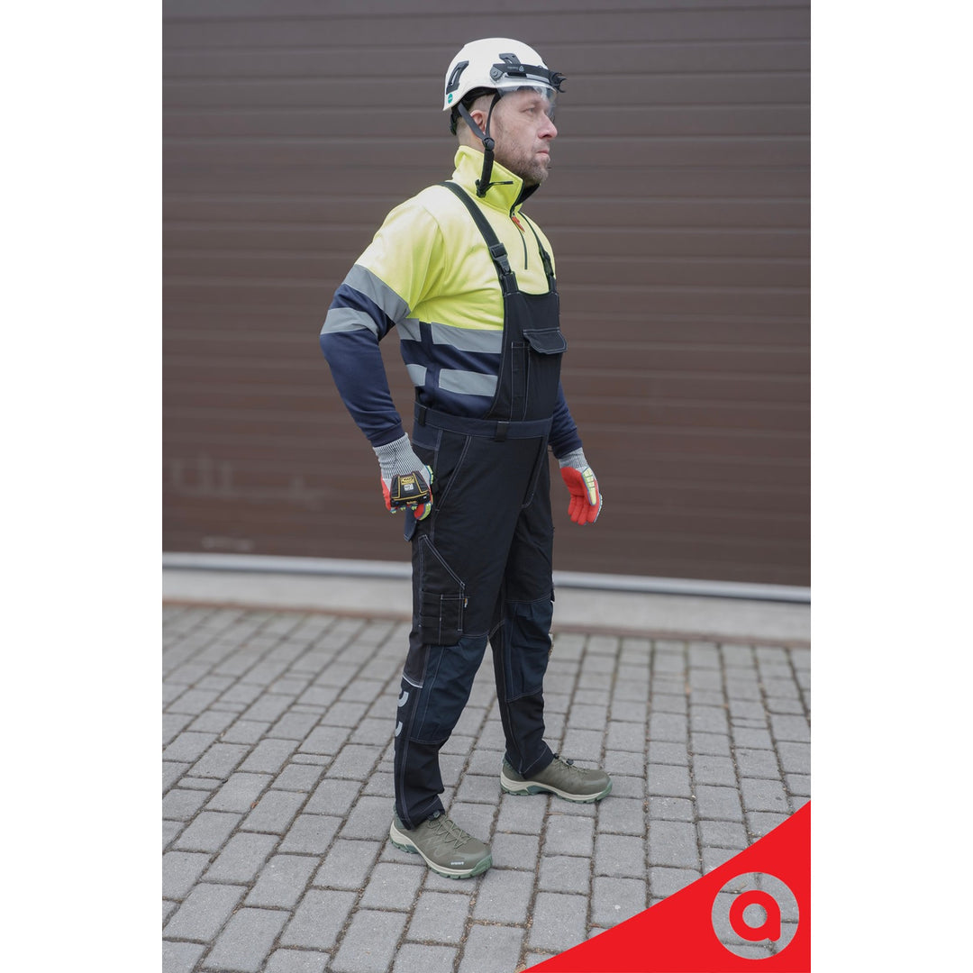 Avacore munkaruha, sztreccs, cordura, fekete és tengerészkék, 50-es méret, Avaflex