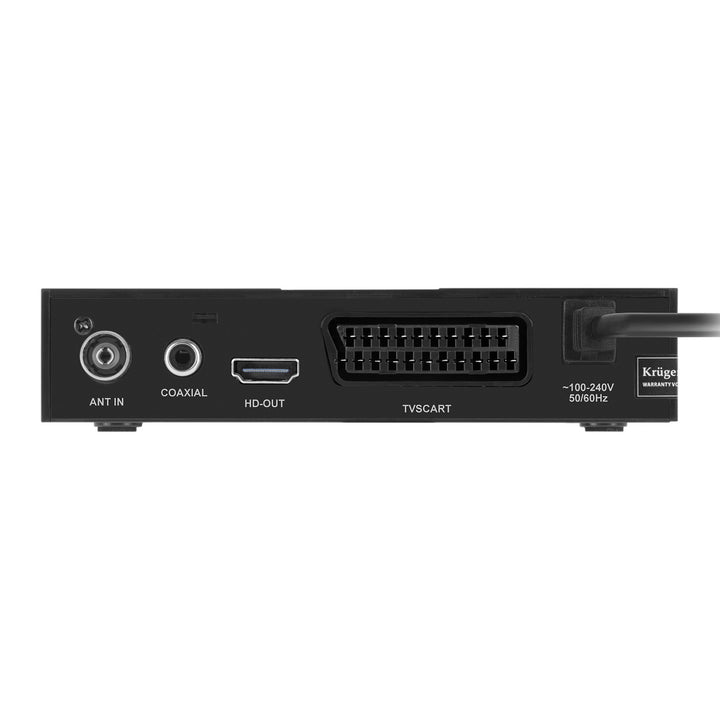 KM0550D DVB-T2 tuner-dekóder, H.265, HEVC, EPG, PVR, Timeshift, Kruger&Matz