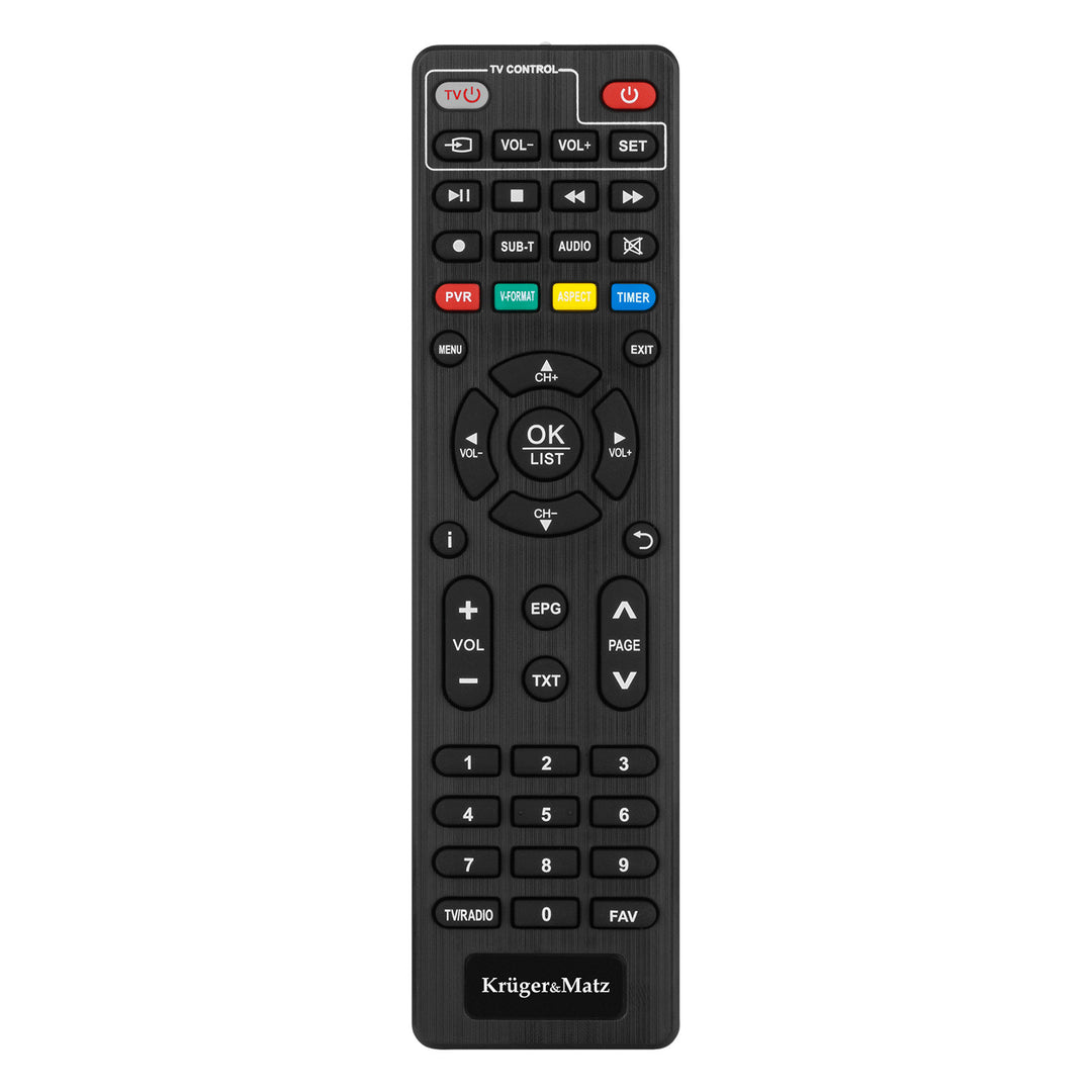 KM0550D DVB-T2 tuner-dekóder, H.265, HEVC, EPG, PVR, Timeshift, Kruger&Matz