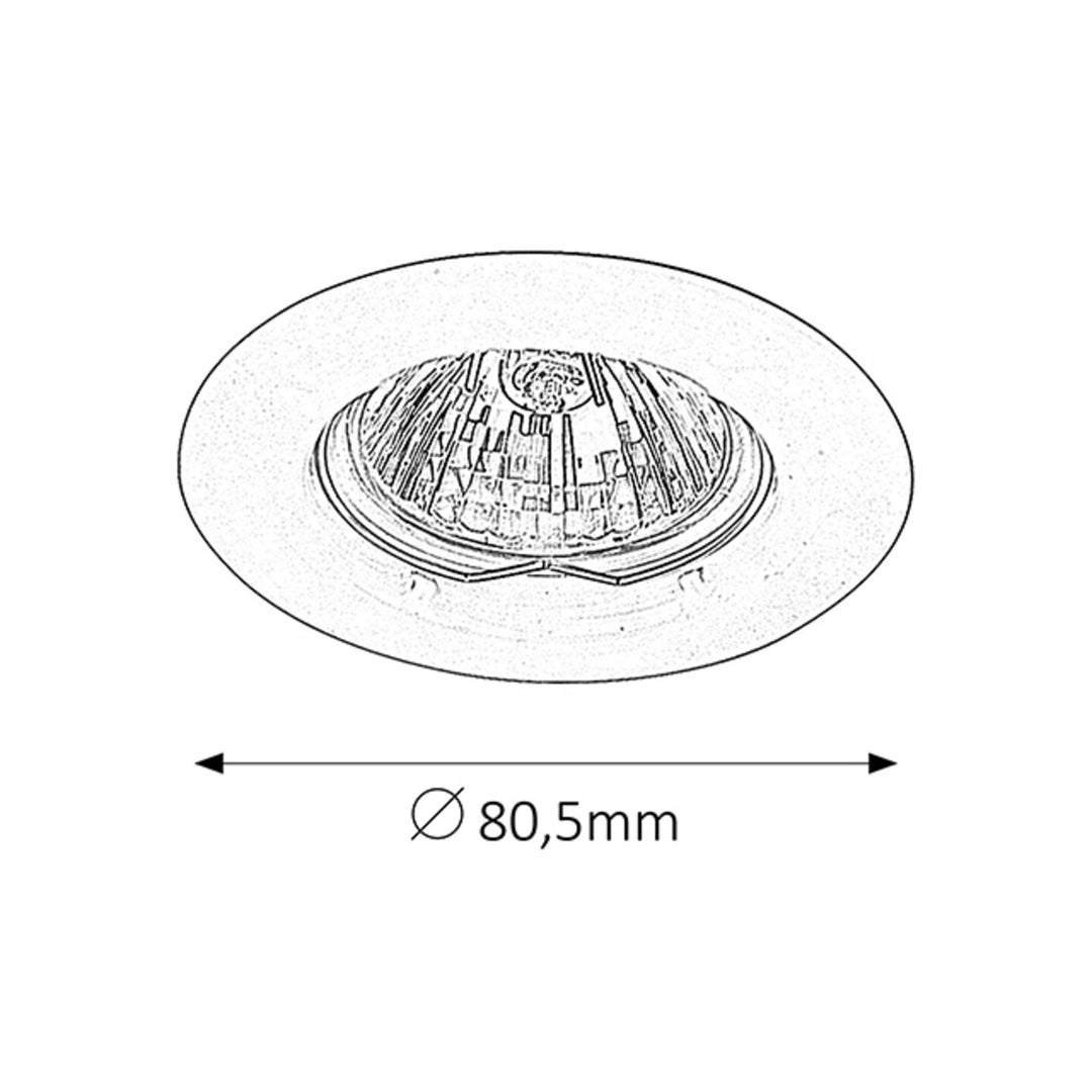 Rabalux rejtett lámpatest, IP20, fehér, GU5.3, 12V, Spot Relight, Spot Relight