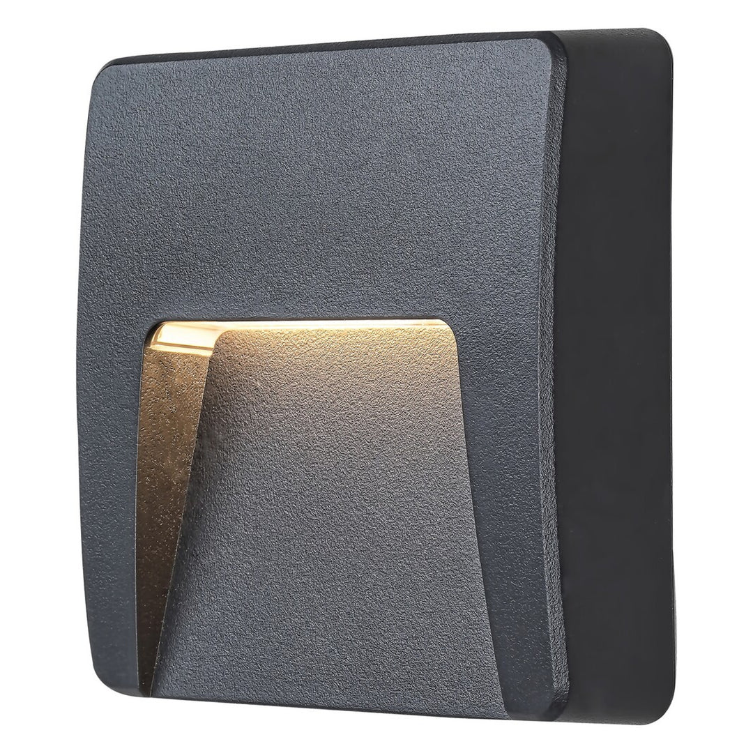 Rabalux fali lámpa, kültéri, IP65, LED 3W, antracit, Trento