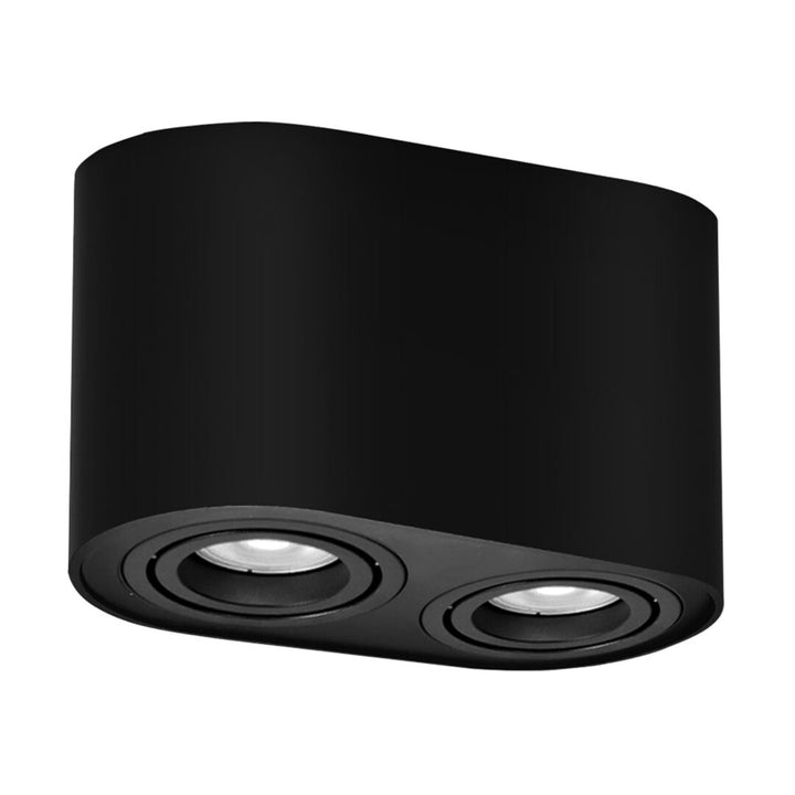 Rabalux mennyezeti lámpa, 2x GU10 foglalat, max 42W, fekete, Kobald
