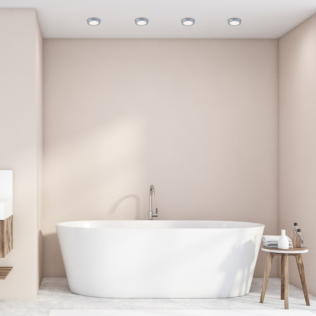 Rabalux felszíni lámpa, 3W LED, IP44, ezüst, Coco