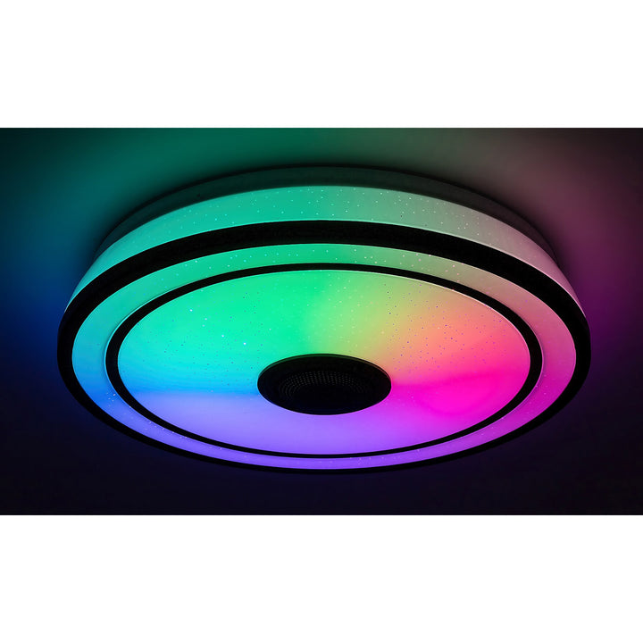 Lámpa sufitowa Rabalux, 24W LED, RGB, Bluetooth, időzítő, Nikolaus