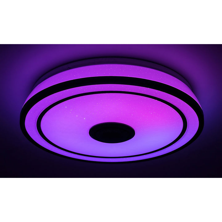Lámpa sufitowa Rabalux, 24W LED, RGB, Bluetooth, időzítő, Nikolaus