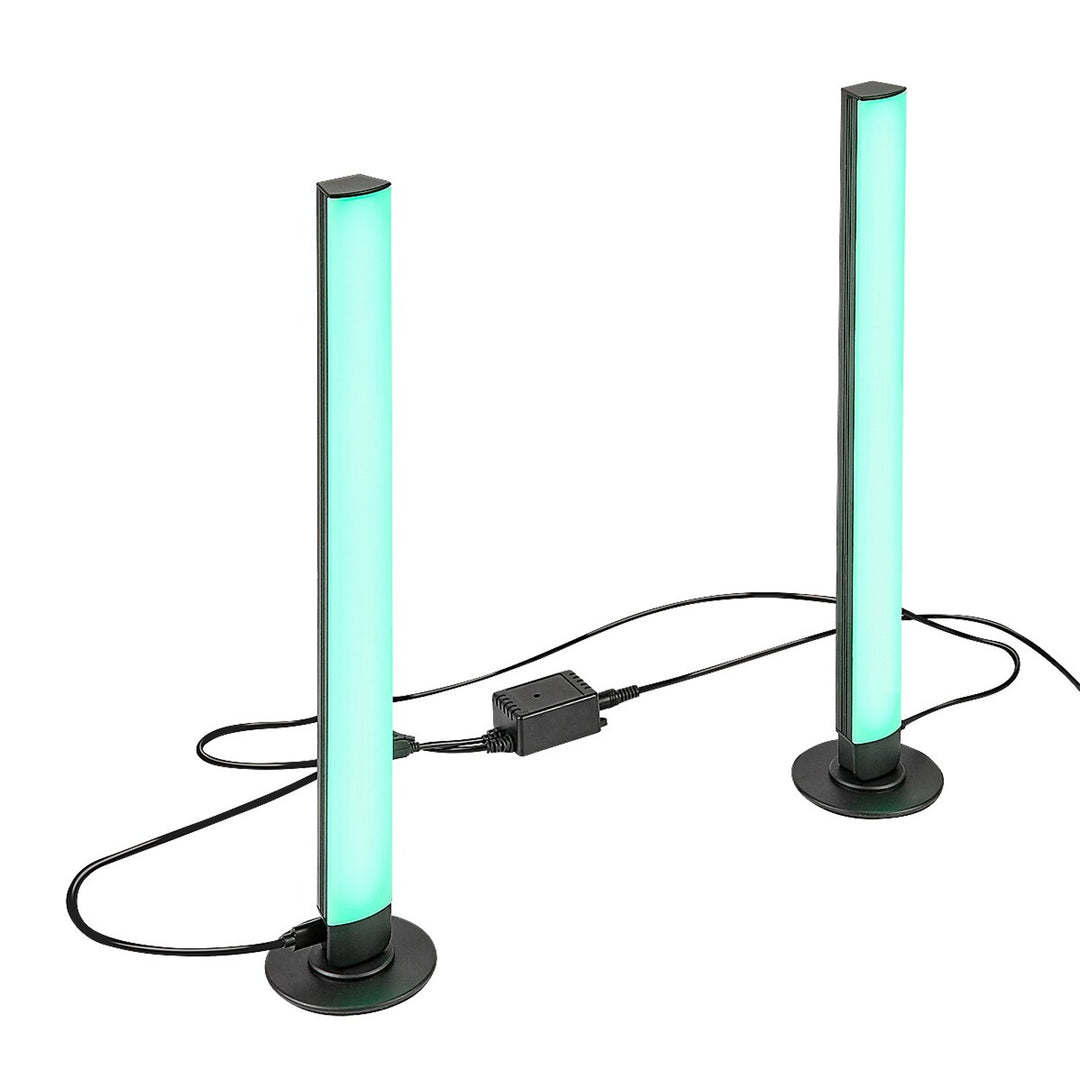 Rabalux állólámpa, állólámpa, 5W LED, RGB, fekete, Paco