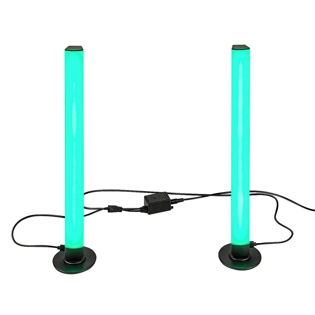 Rabalux állólámpa, állólámpa, 5W LED, RGB, fekete, Paco