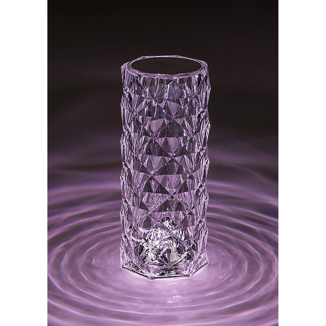 Rabaux dekorációs lámpa, kristály, 1,5W LED, RGB, Siggy