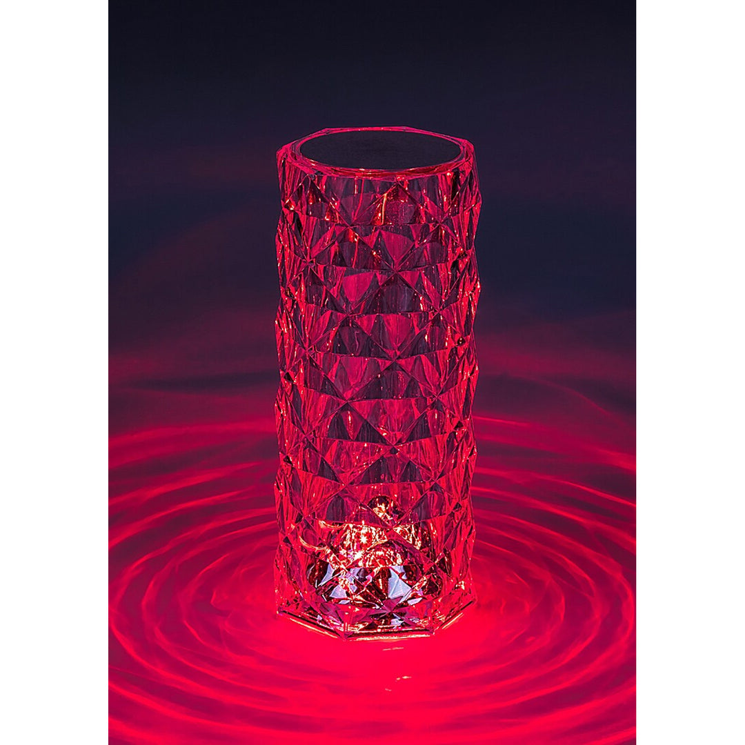 Rabaux dekorációs lámpa, kristály, 1,5W LED, RGB, Siggy