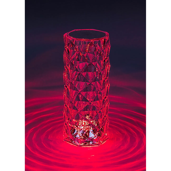 Rabaux dekorációs lámpa, kristály, 1,5W LED, RGB, Siggy