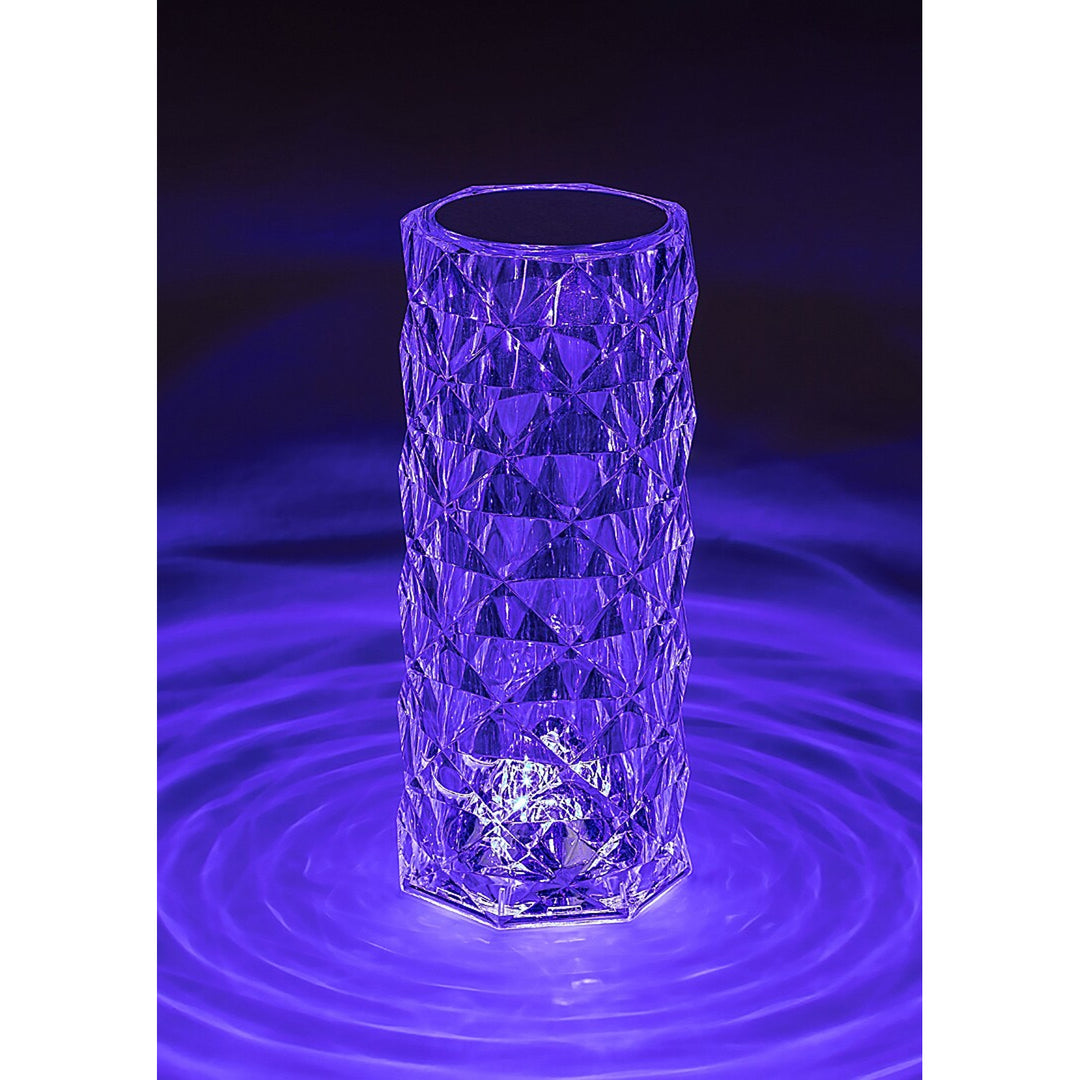 Rabaux dekorációs lámpa, kristály, 1,5W LED, RGB, Siggy