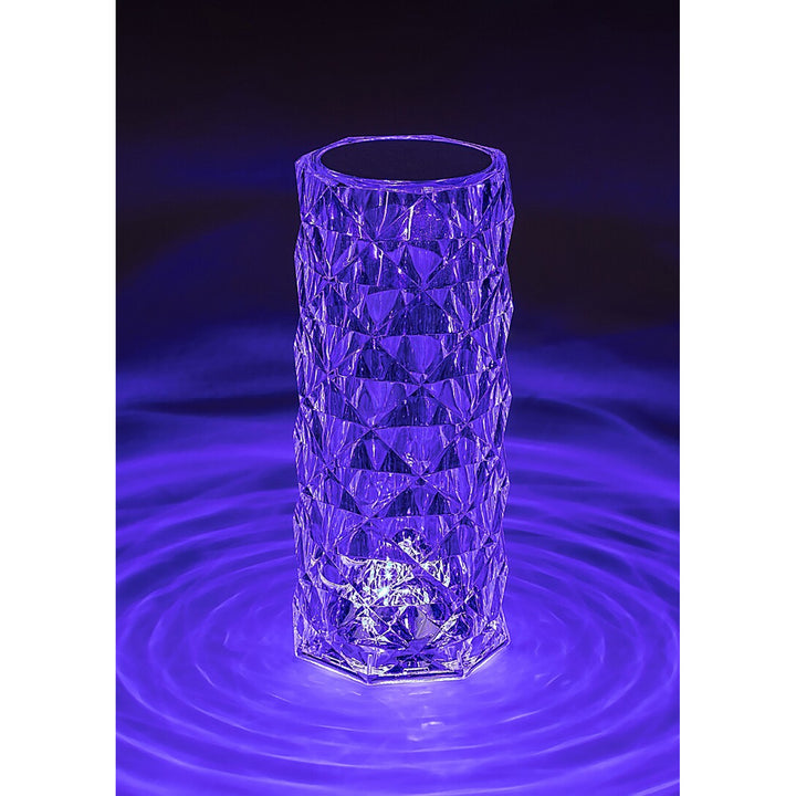 Rabaux dekorációs lámpa, kristály, 1,5W LED, RGB, Siggy