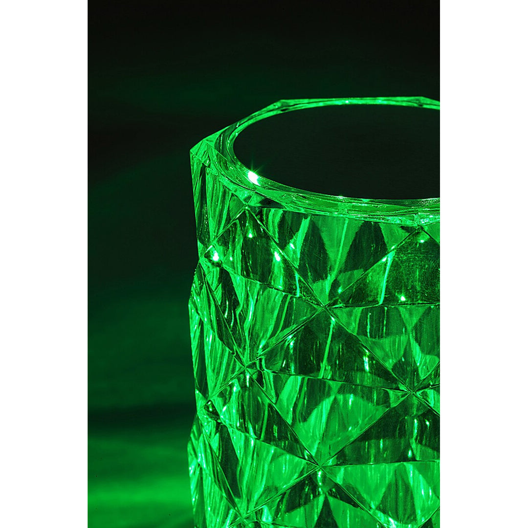 Rabaux dekorációs lámpa, kristály, 1,5W LED, RGB, Siggy