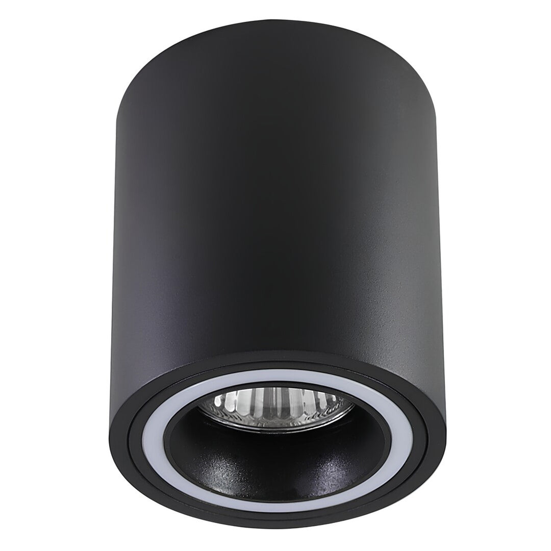 Rabalux mennyezeti lámpatest, GU10 foglalat, max 25W, fekete, Kobald
