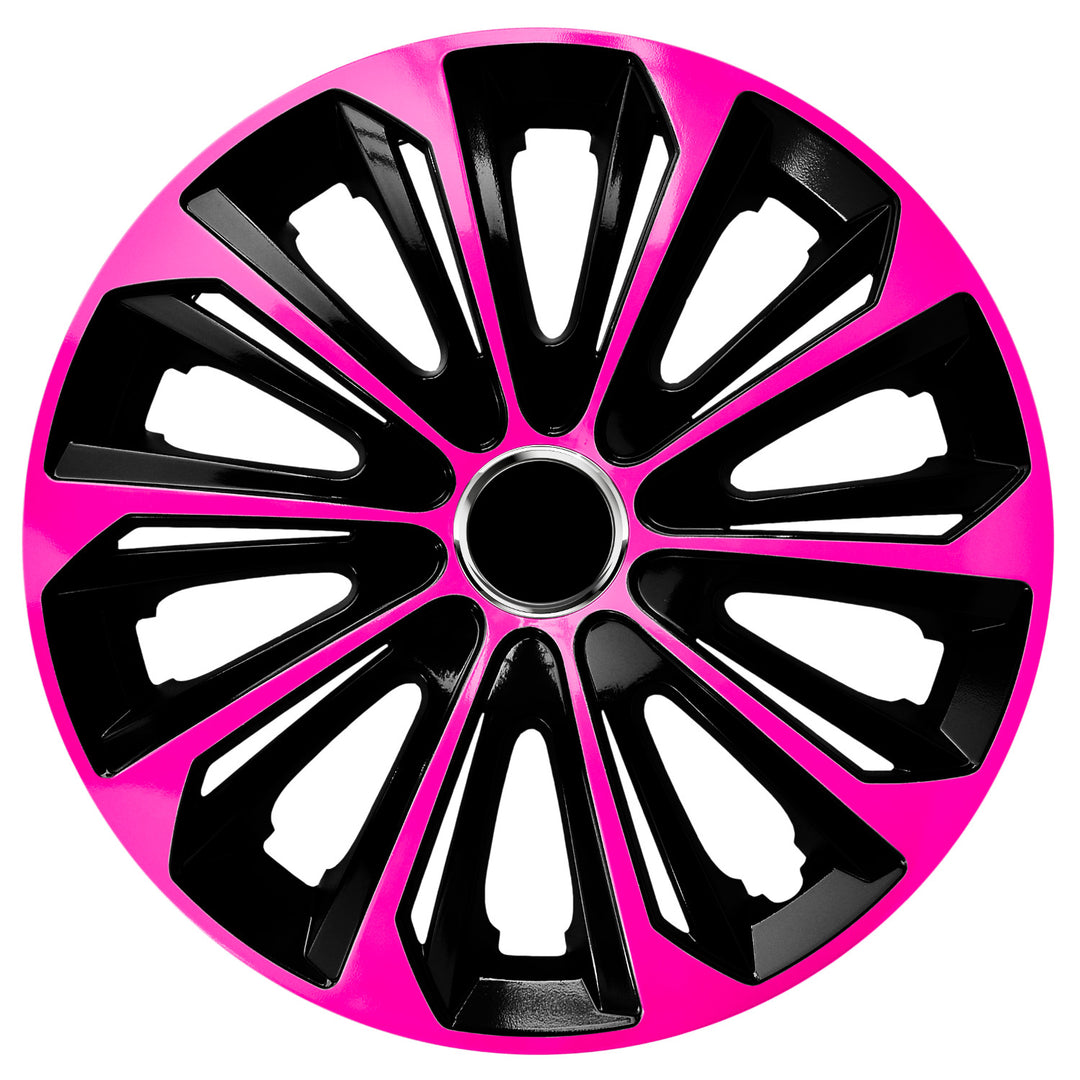 Univerzális keréktárcsa 15'' NRM Extra Strong rózsaszín/fekete 1 db