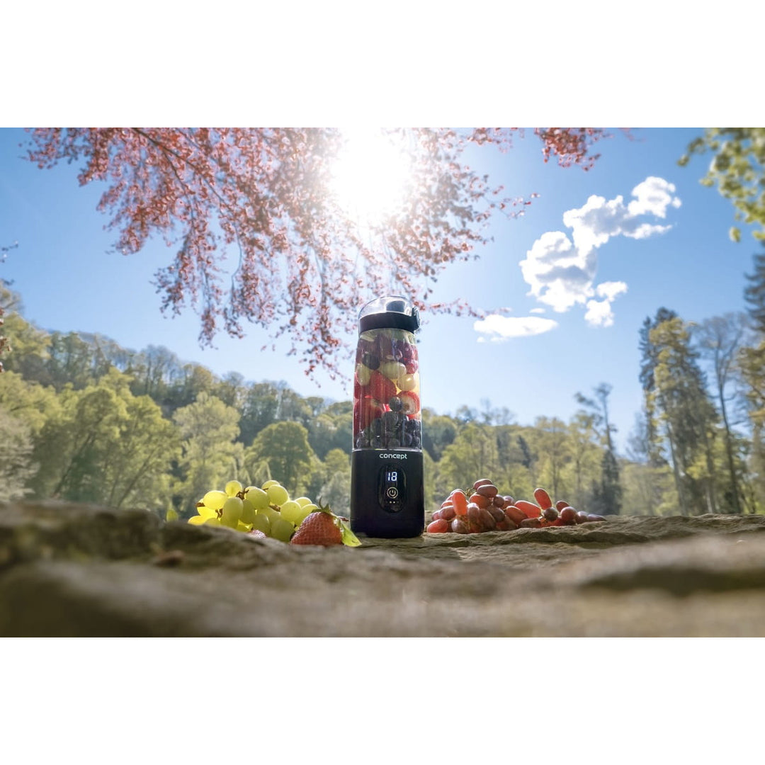Concept személyi turmixgép, 600 ml, Li-Ion akkumulátor, fekete, FitMaker SM4001
