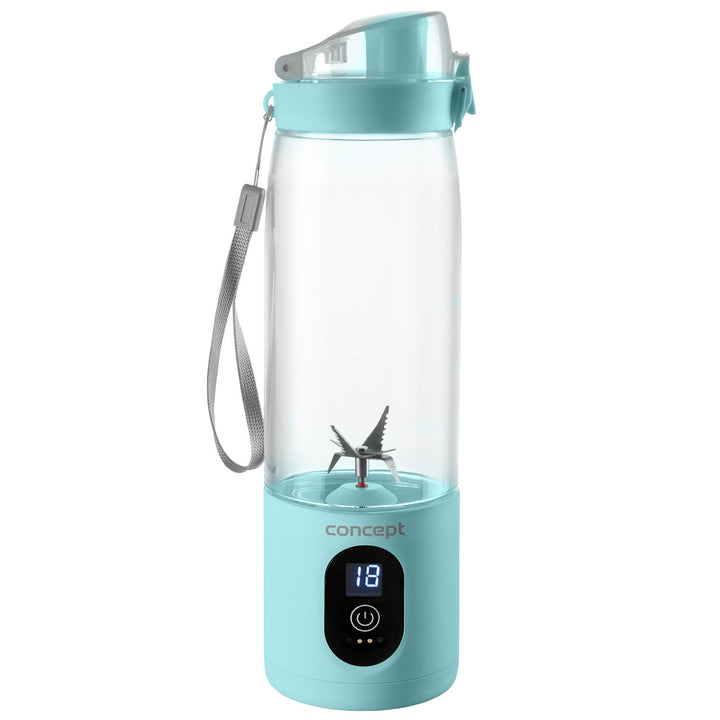 Concept személyi turmixgép, 600 ml, újratölthető Li-Ion, kék, FitMaker SM4002