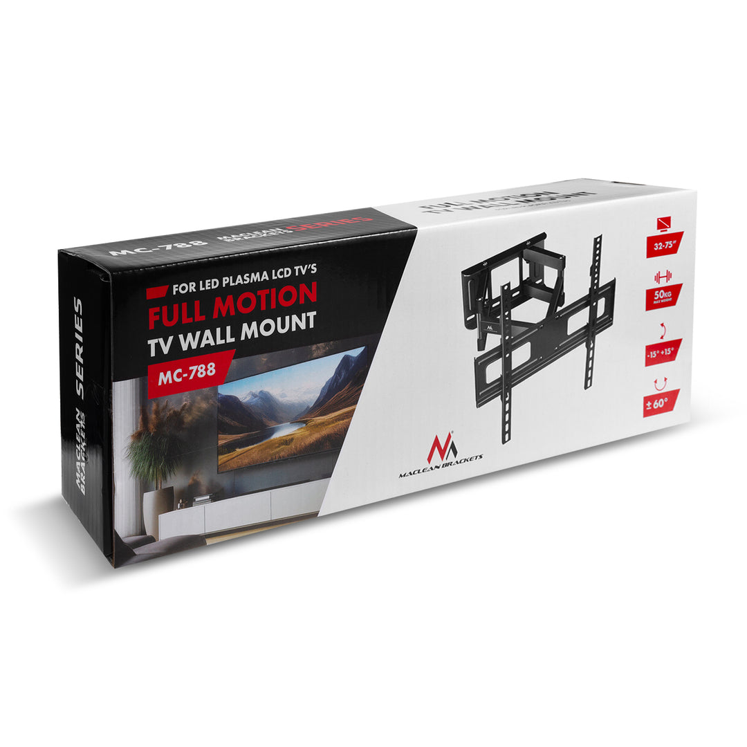 Maclean MC-788 32-75" VESA 400x400 TV-konzol Fekete