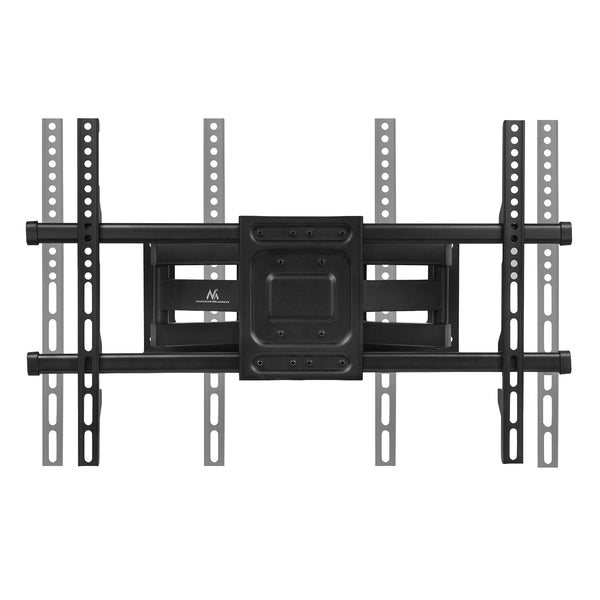 Maclean TV tartó, max VESA 600x400, 32-85", 60kg, vízszintes és függőleges szögbeállítás, profil 65-390mm, fekete, MC-789