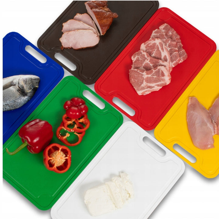 HACCP konyhai vágódeszkák készlete 6 darab Practic