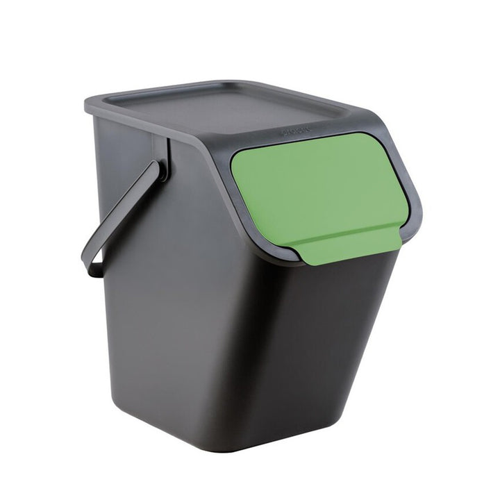 Practic konténer szett, elkülönítéshez, 4x25l, fekete, Bini 10100577