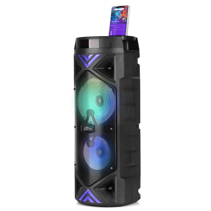 Media-Tech hordozható hangszóró, karaoke, Bluetooth 5.0, 1400W, MT3182