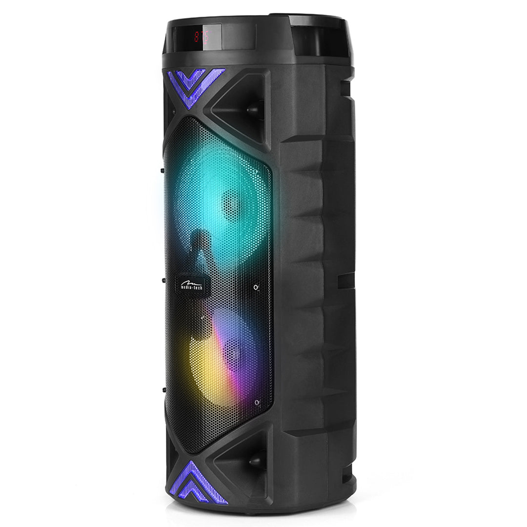 Media-Tech hordozható hangszóró, karaoke, Bluetooth 5.0, 1400W, MT3182