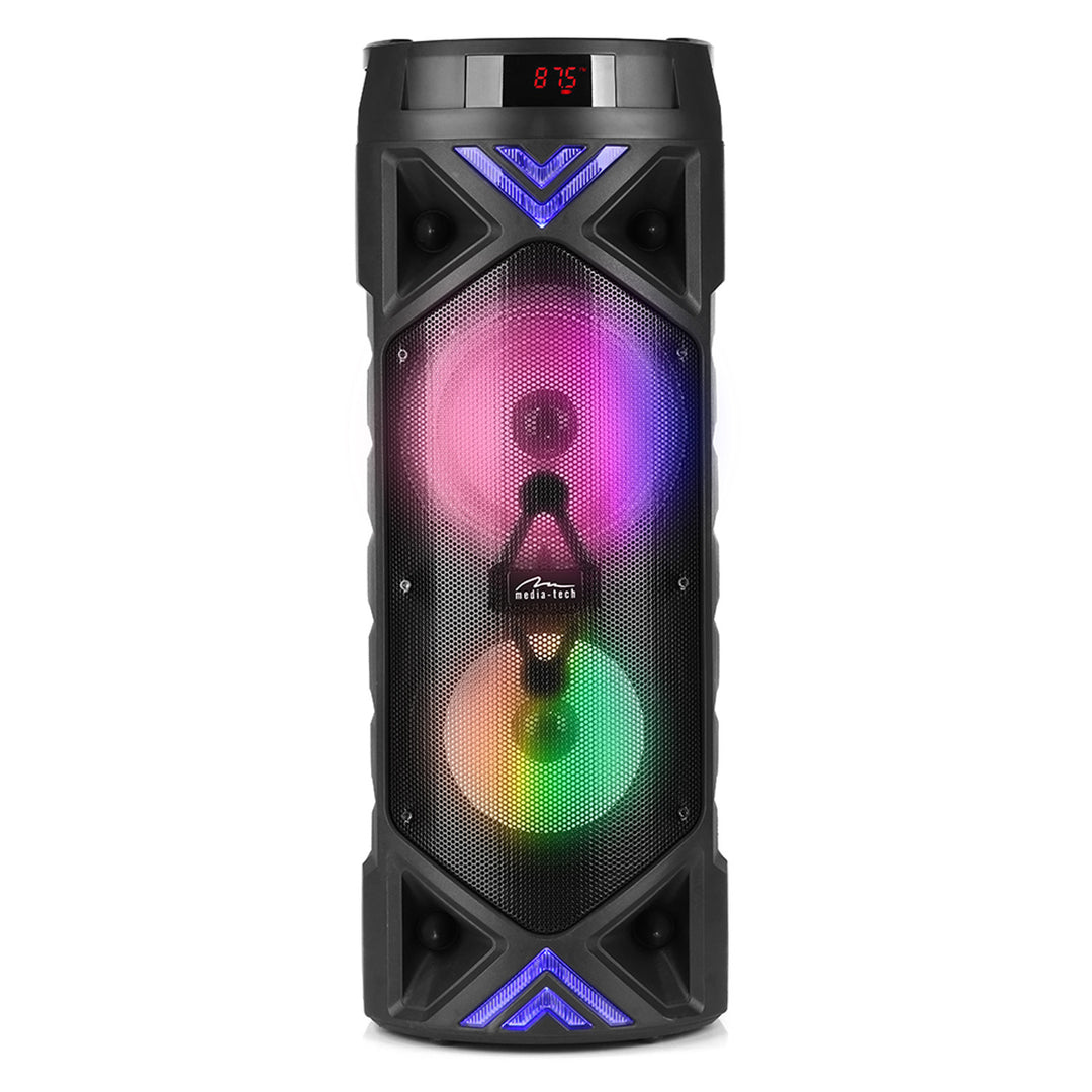 Media-Tech hordozható hangszóró, karaoke, Bluetooth 5.0, 1400W, MT3182