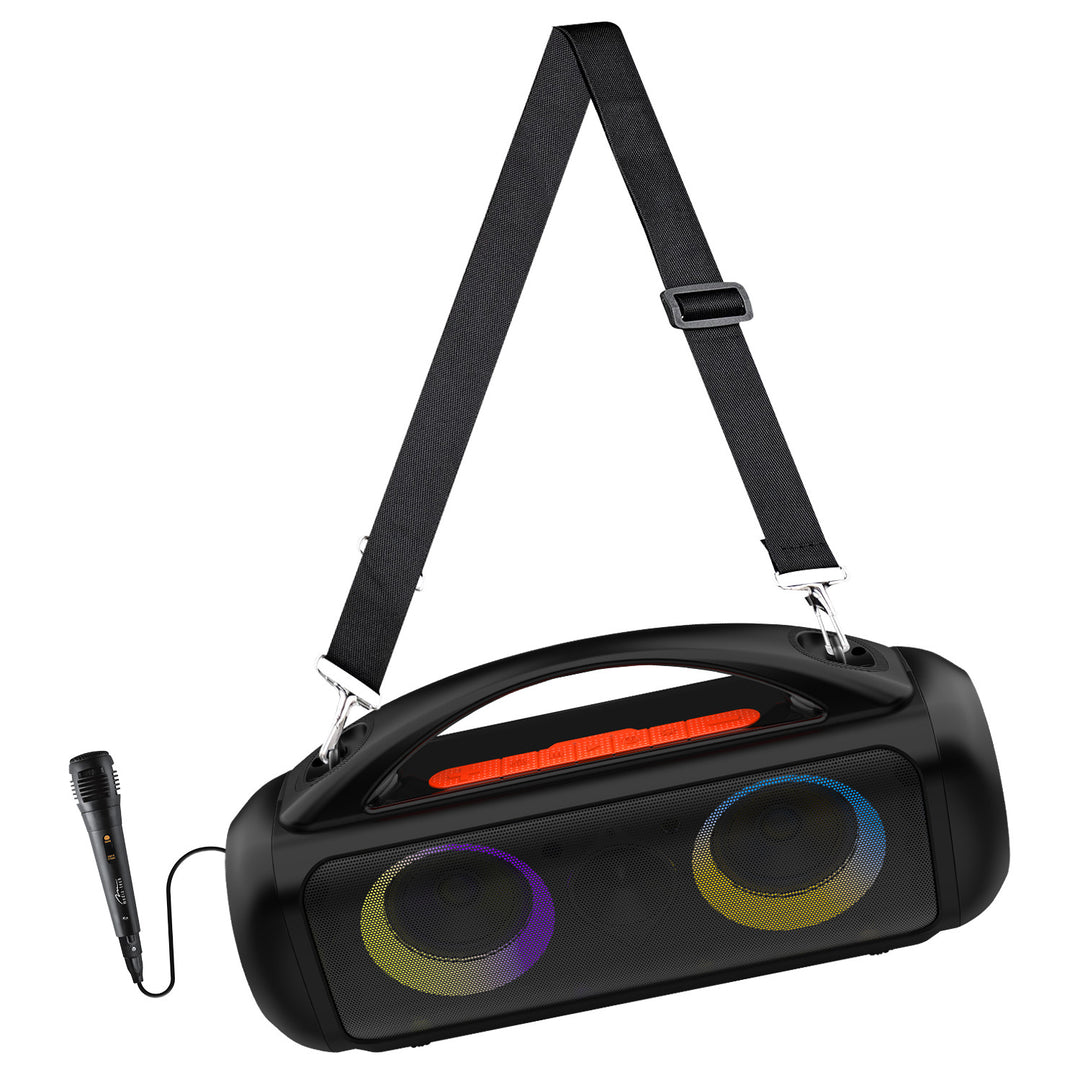 Media-Tech hordozható hangszóró, karaoke, Bluetooth 5.3, 1200W, MT3184