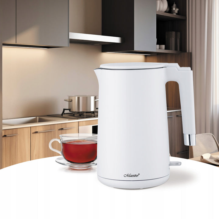 Maestro vízforraló, 1800W, 1,7l, fehér, MR-026