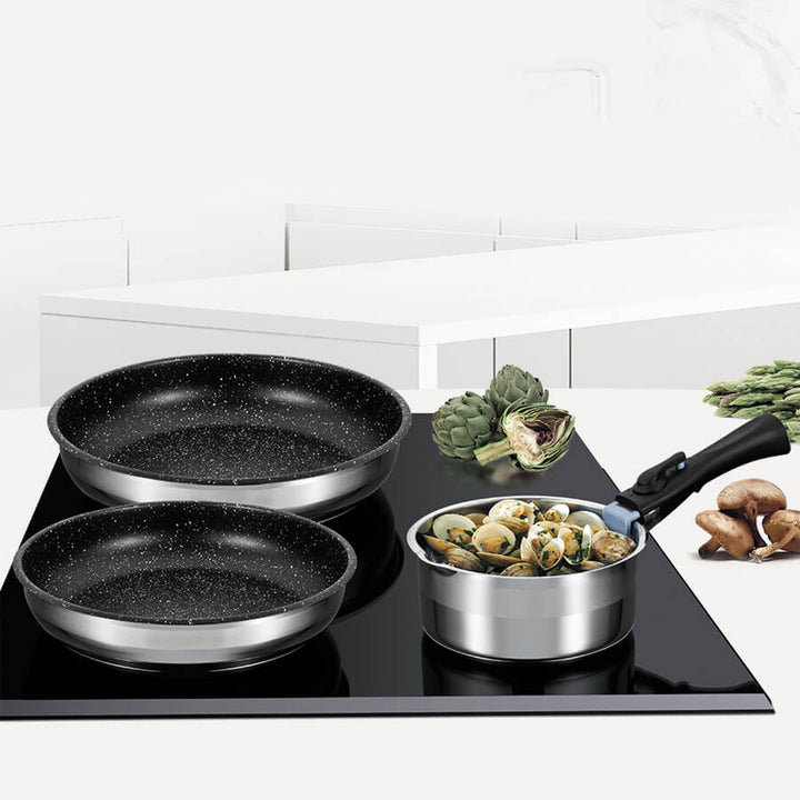 Maestro szett, 2 serpenyő, serpenyő, levehető fogantyú, MR-3529-4