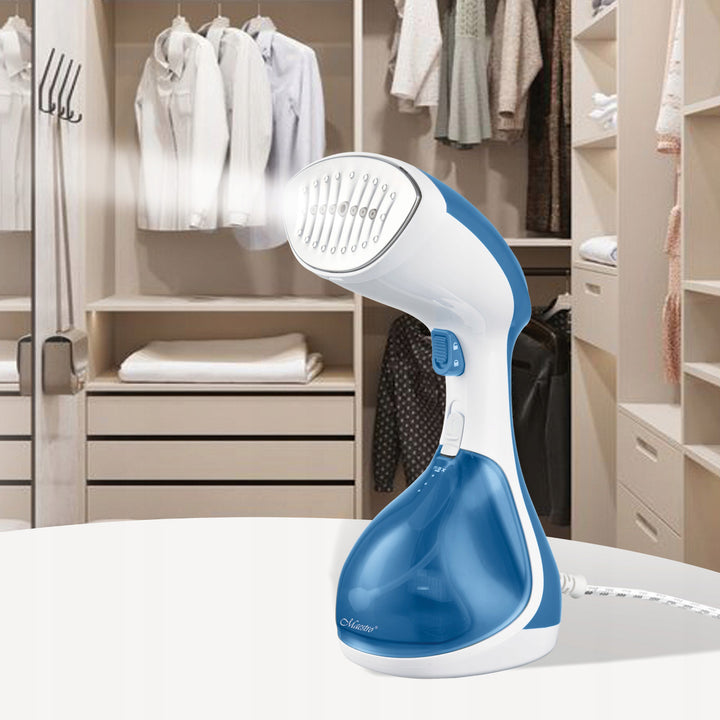 Ruhagőzölő Maestro, 1500W, víztartály 240 ml, kék, MR-355-BLUE