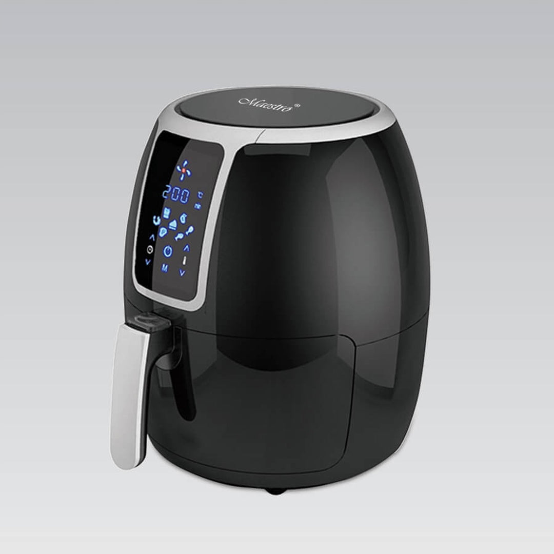 Maestro zsírmentes fritőz, 1500W, 3.7L, fekete, MR-756