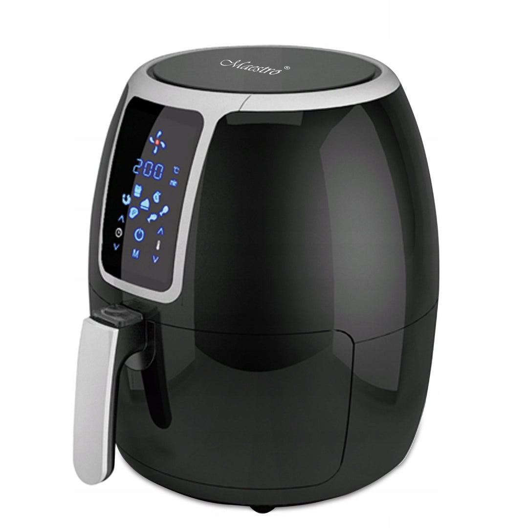 Maestro zsírmentes fritőz, 1500W, 3.7L, fekete, MR-756