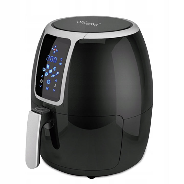 Maestro zsírmentes fritőz, 1500W, 3.7L, fekete, MR-756