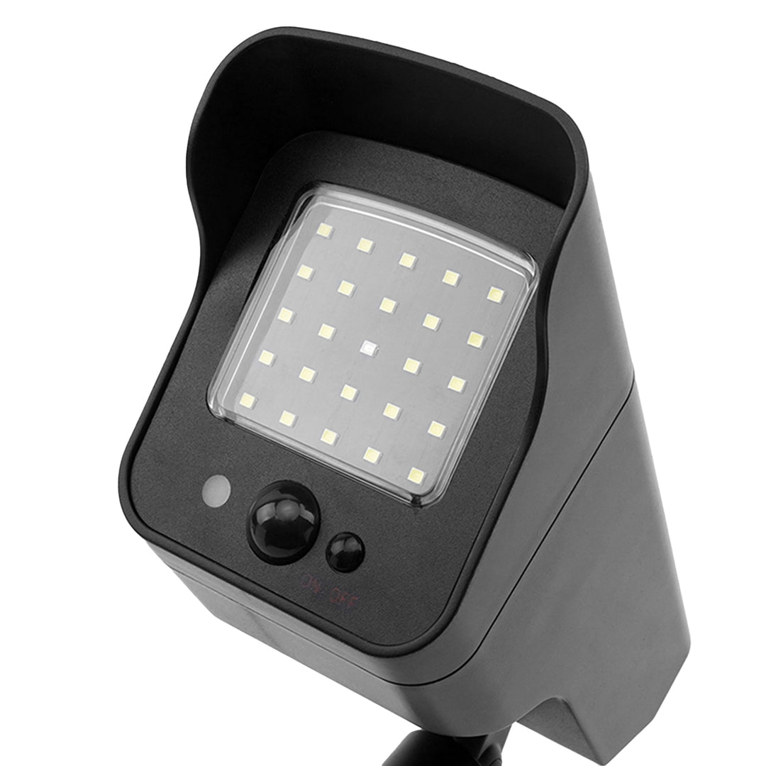 Napelemes kamera, villogó LED, mozgásérzékelő, LED világítás, ingyenes matrica, SOL1803S, 4 db