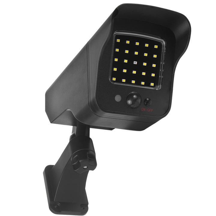 Napelemes kamera, villogó LED, mozgásérzékelő, LED világítás, ingyenes matrica, SOL1803S, 4 db