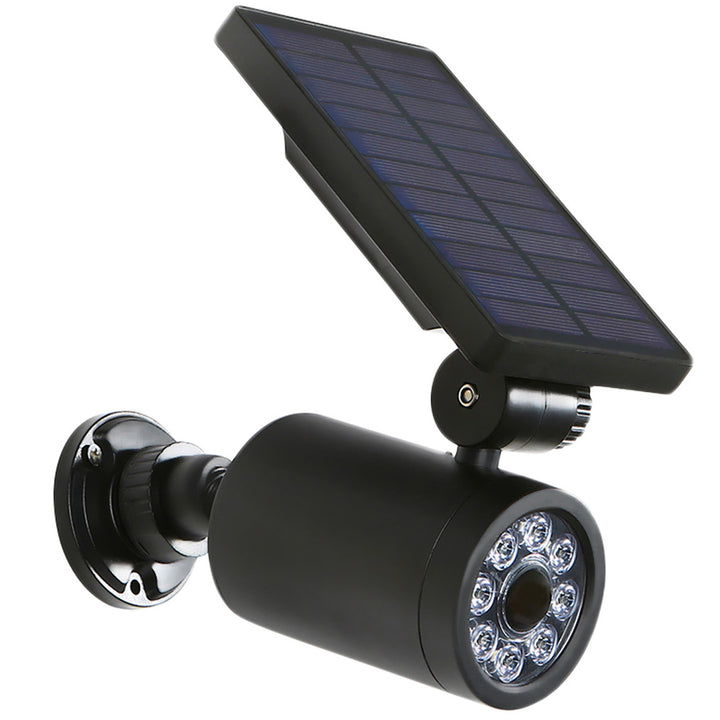 Napelemes kamera, villogó LED, mozgásérzékelő, LED világítás, ingyenes matrica, SOL1801S, 4 db